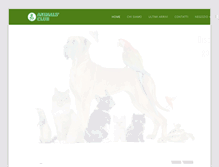 Tablet Screenshot of animalsclubgenova.com